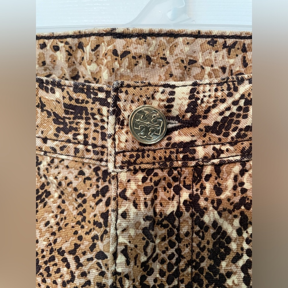 Tory Burch Snakeskin Print Jeans - Picture 3 of 7